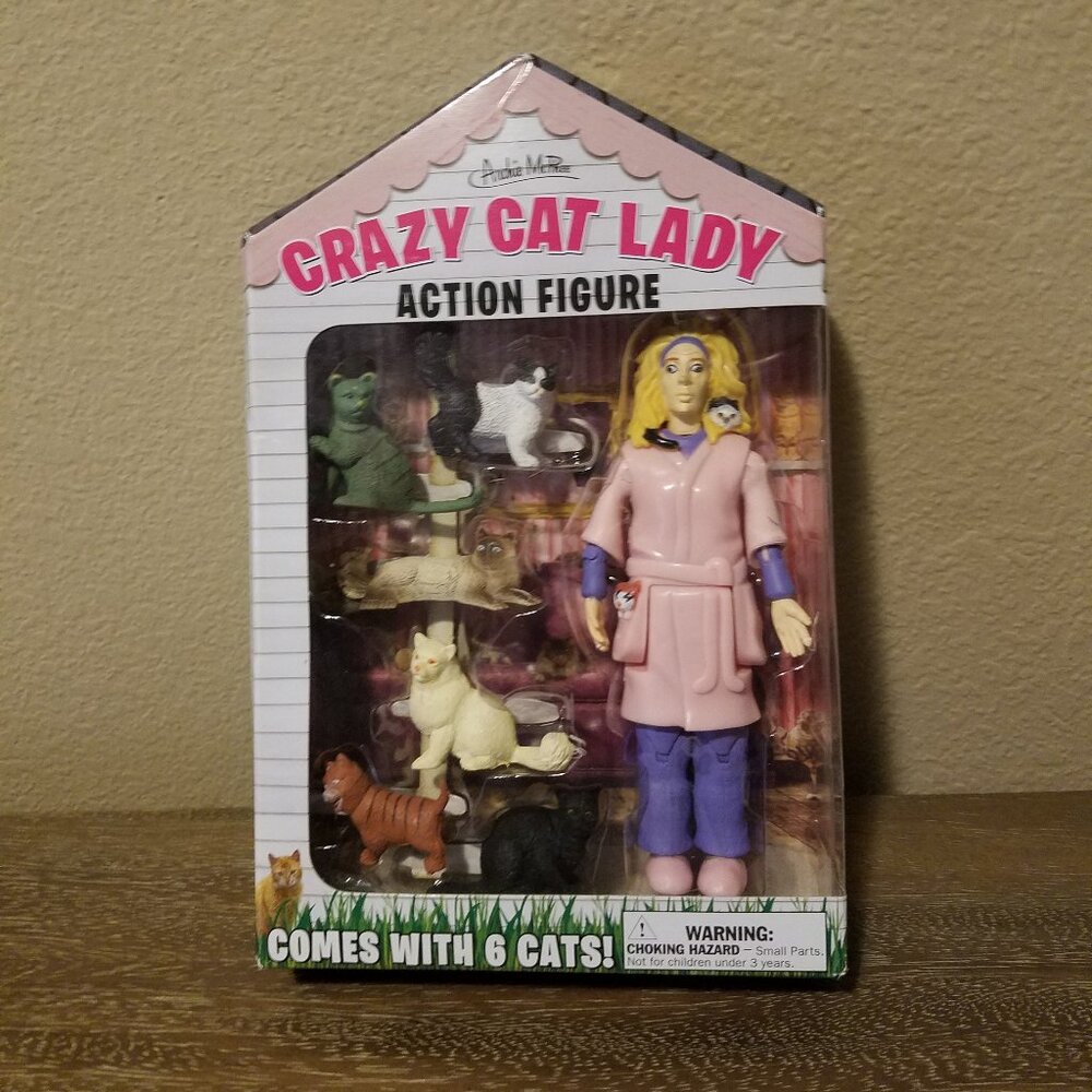 Crazy Cat Lady Action Figure
